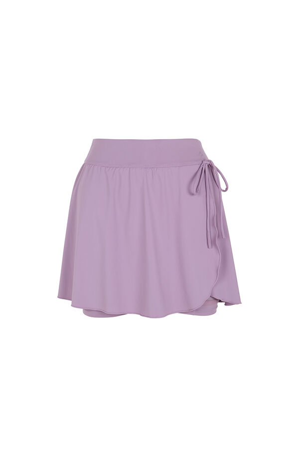 Dash and Stars Falda microfibra lila malla interior morado/lila