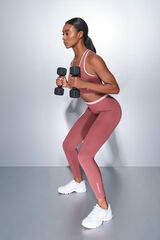 Dash and Stars Pantal&oacute;n legging largos rosas SEAMLESS COMFORT rosa