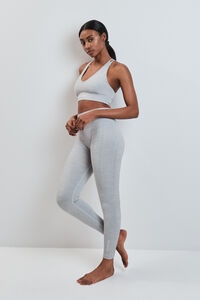 Dash and Stars Leggings largo SEAMLESS COMFORT gris