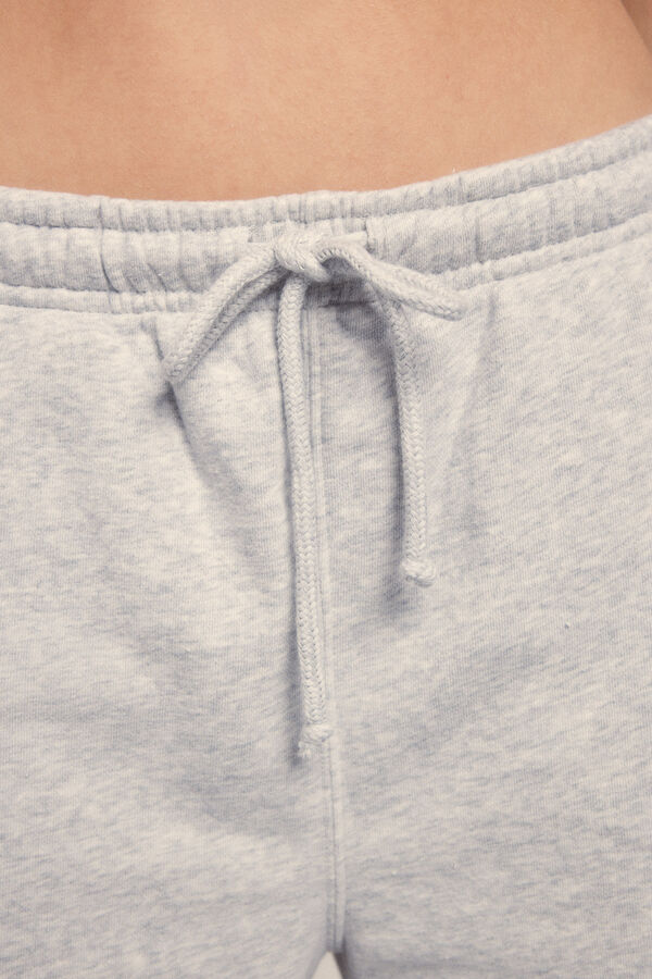 Dash and Stars Short felpa gris gris