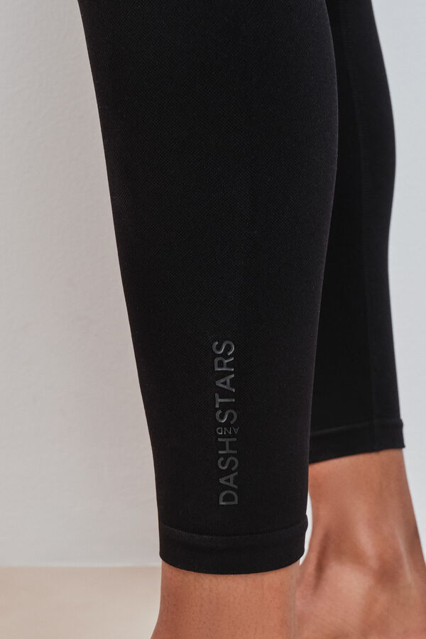 Dash and Stars Leggings SEAMLESS FIT negro negro