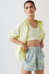 Dash and Stars Chamarra técnica water-repellent lima verde