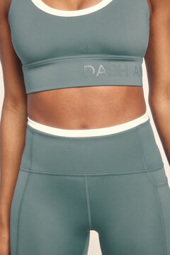 Dash and Stars Leggings 4D STRETCH tobillero verde verde