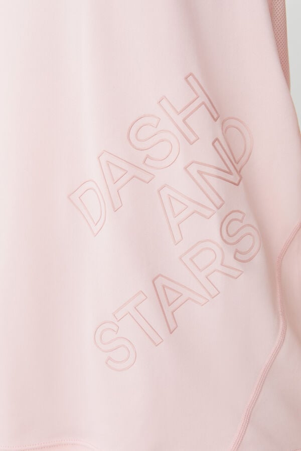 Dash and Stars Playera tirantes transpirable rosa rosa