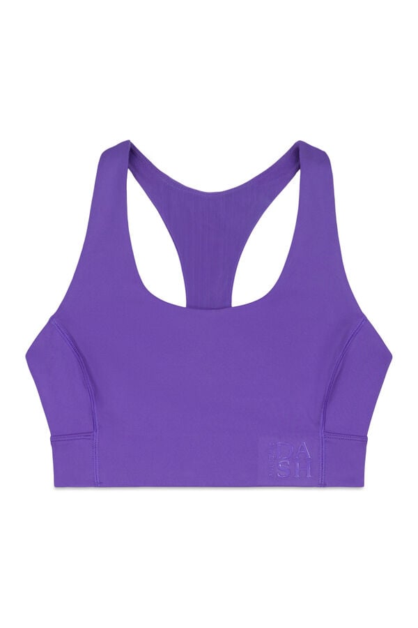 Dash and Stars Brasier deportivo 4D Stretch morado morado/lila