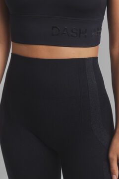 Dash and Stars Leggings negros Seamless Fit negro