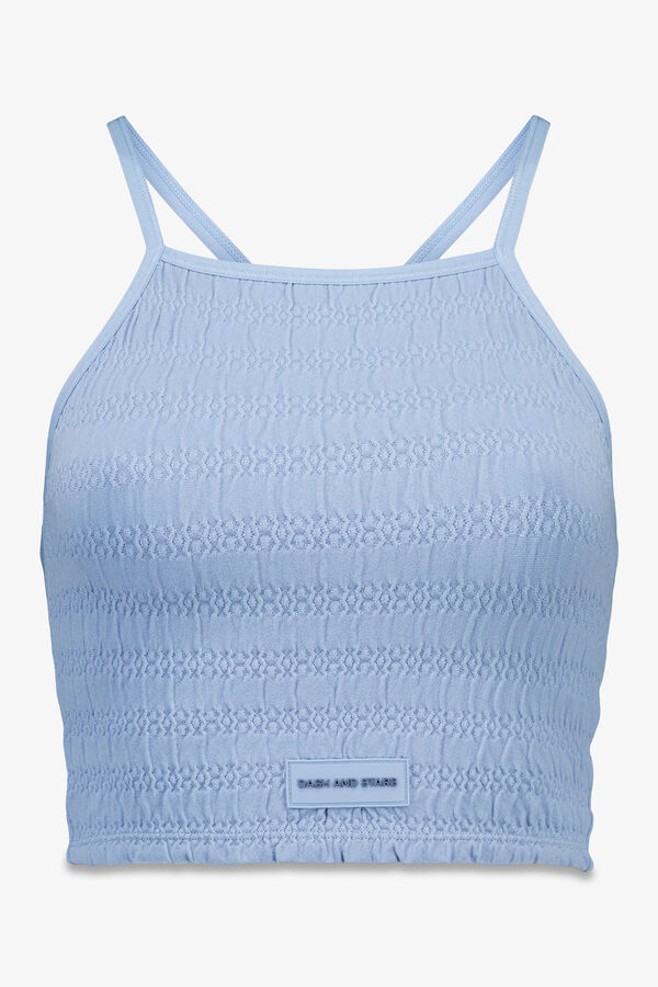 Dash and Stars Brasier deportivo azul Smock SEAMLESS COMFORT azul