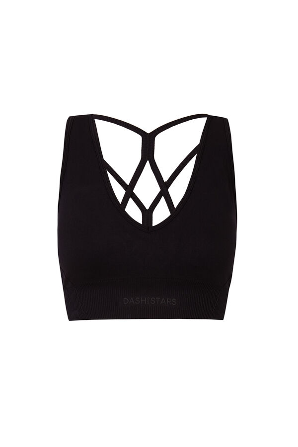 Dash and Stars Brasier deportivo SEAMLESS COMFORT negro negro