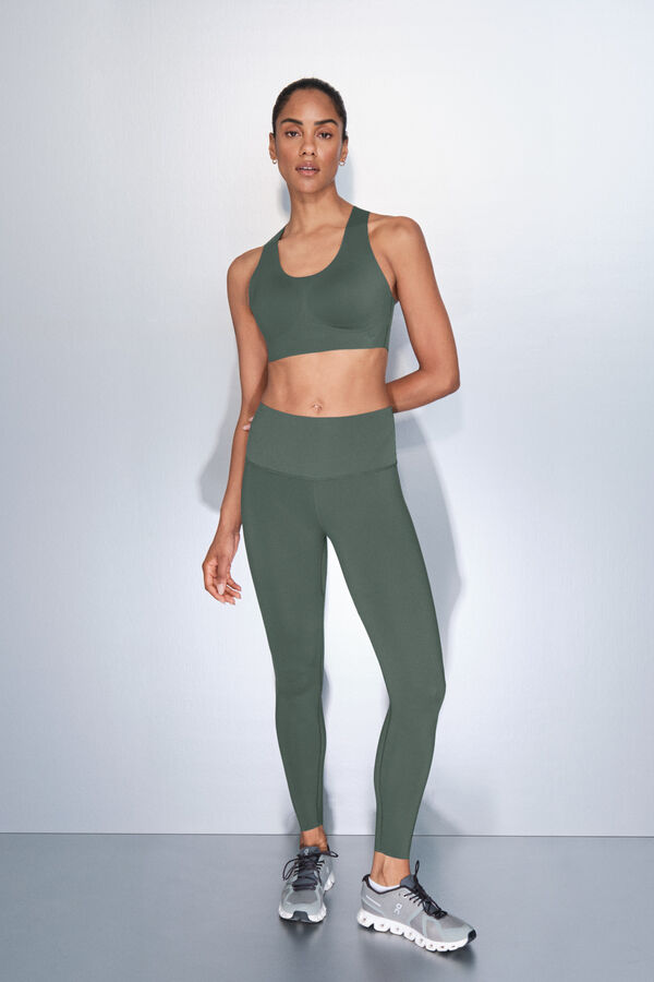 Dash and Stars Pantalón legging largos verdes COMPRESSIVE verde