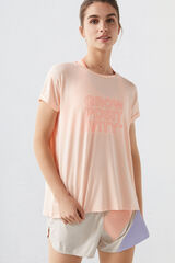 Dash and Stars Playera LENZING™ TENCEL™ naranja rojo