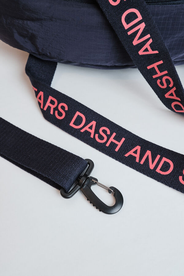 Dash and Stars Bolsa de deporte acolchada de nylon gris