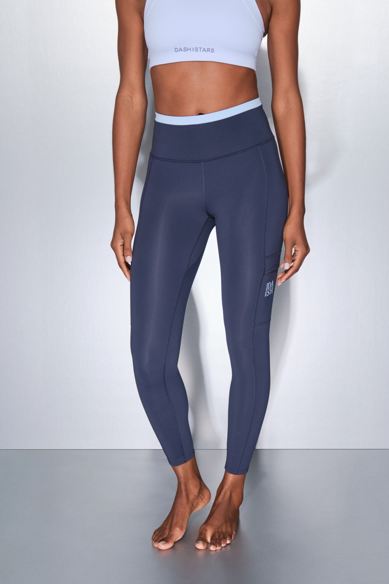 Dash and Stars Pantal&oacute;n legging THERMAL azul marino