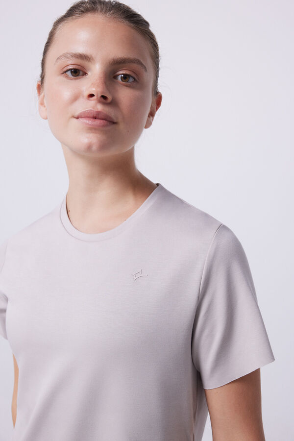 Dash and Stars Camiseta beige modal café