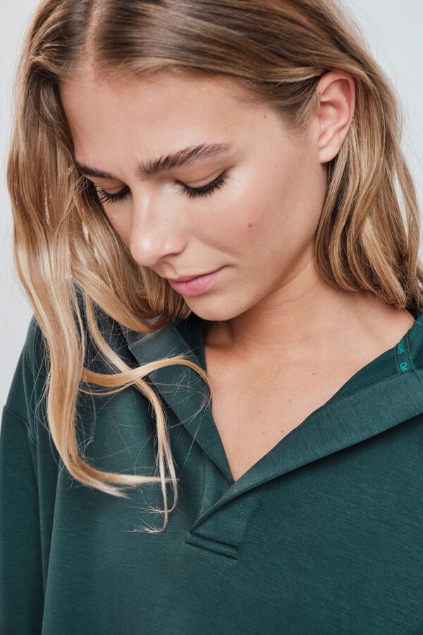 Dash and Stars Sudadera con capucha verde verde