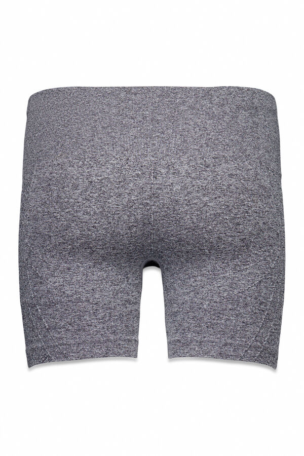 Dash and Stars Pantalón legging ciclistas grises SIN COSTURAS COMFORT gris