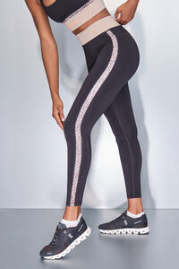 Dash and Stars Pantalón legging negros con estampado animal 4D STRETCH