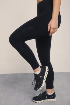 Dash and Stars Leggings COMPRESSIVE largo negro negro
