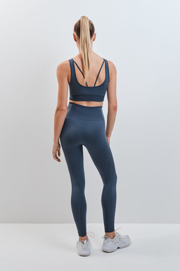 Dash and Stars Legging largo SEAMLESS COMFORT azul azul