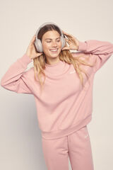 Dash and Stars Sudadera felpa piqué rosa rosa