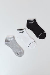 Dash and Stars Pack de 3 calcetines cortos de algod&oacute;n