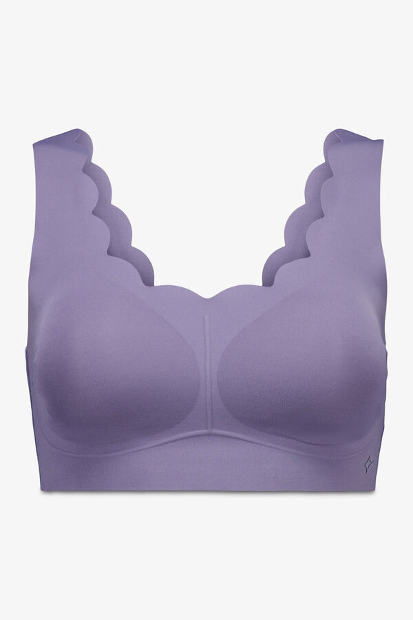 Dash and Stars Brasier deportivo morado COMPRESIVO morado/lila