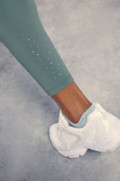 Dash and Stars Leggings 4D STRETCH tobillero verde verde