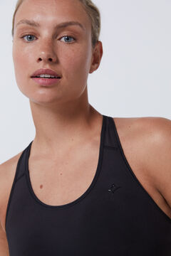 Dash and Stars Sujetador deportivo negro 4D Stretch negro