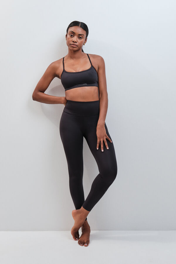 Dash and Stars Leggings largos 4D STRETCH negro negro