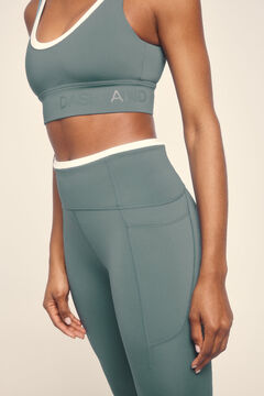 Dash and Stars Leggings 4D STRETCH tobillero verde verde