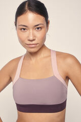 Dash and Stars Sujetador deportivo 4D STRETCH block rosa rosa