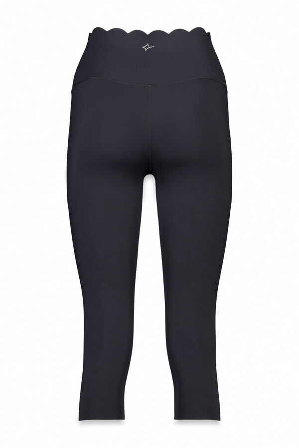 Dash and Stars Pantalón legging piratas negros COMPRESIVOS negro