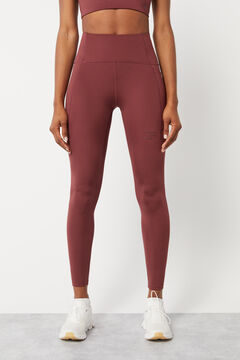 Dash and Stars Leggings granate 4D Stretch púrpura