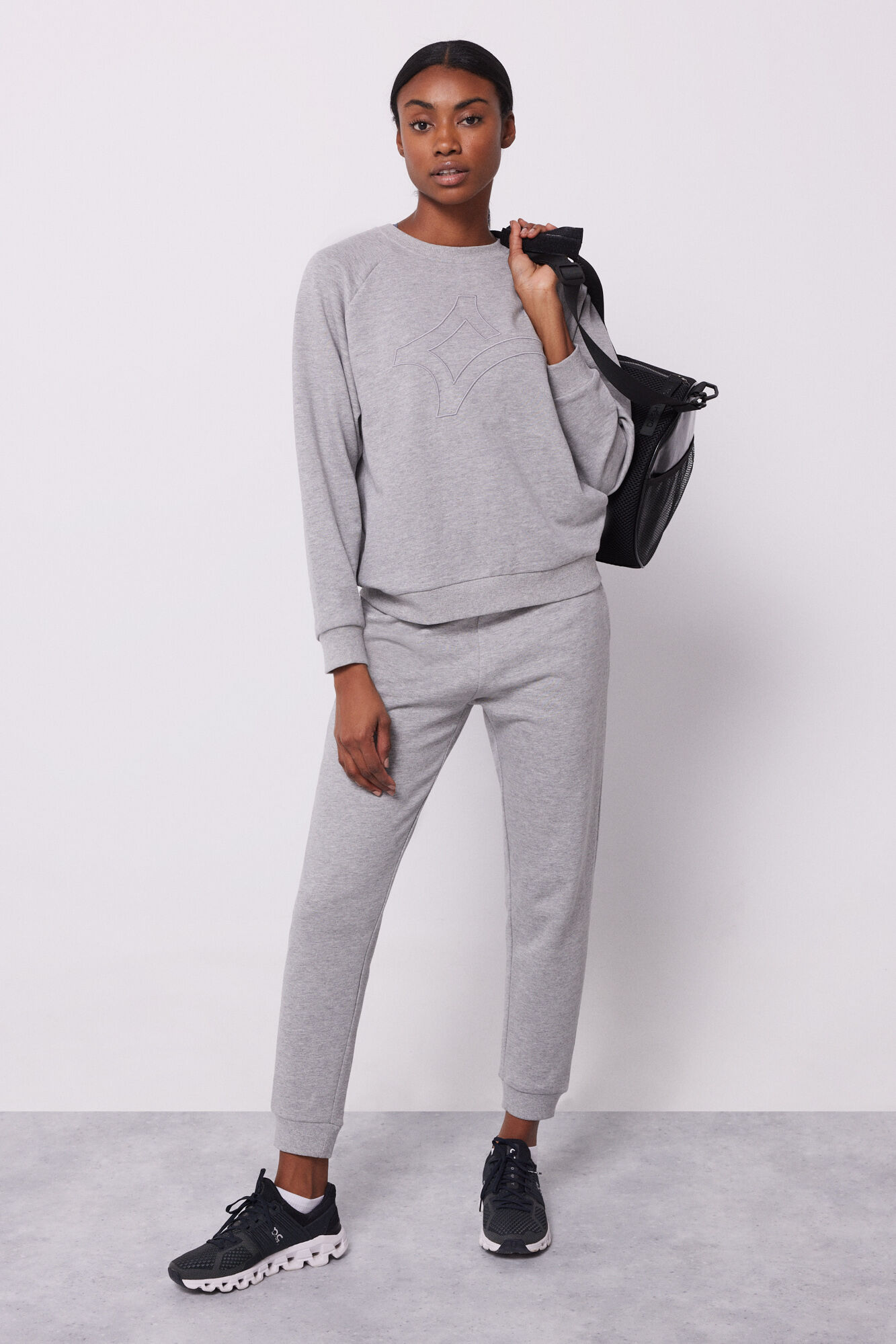Sudadera algodon logo gris Sudaderas para mujer WomenSecret MX