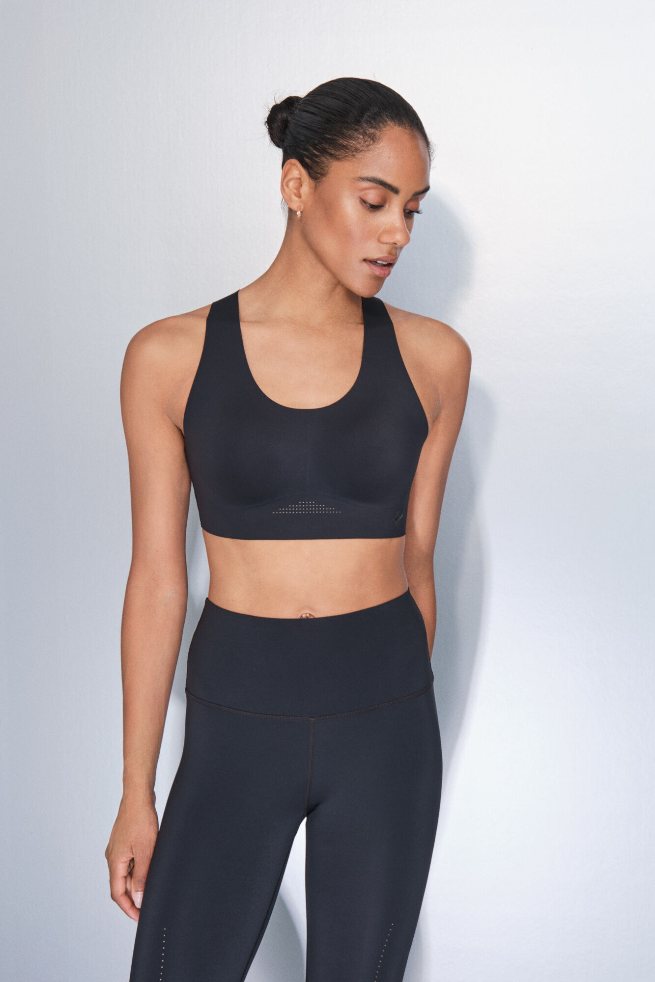 Dash and Stars Brasier deportivo negro COMPRESSIVE