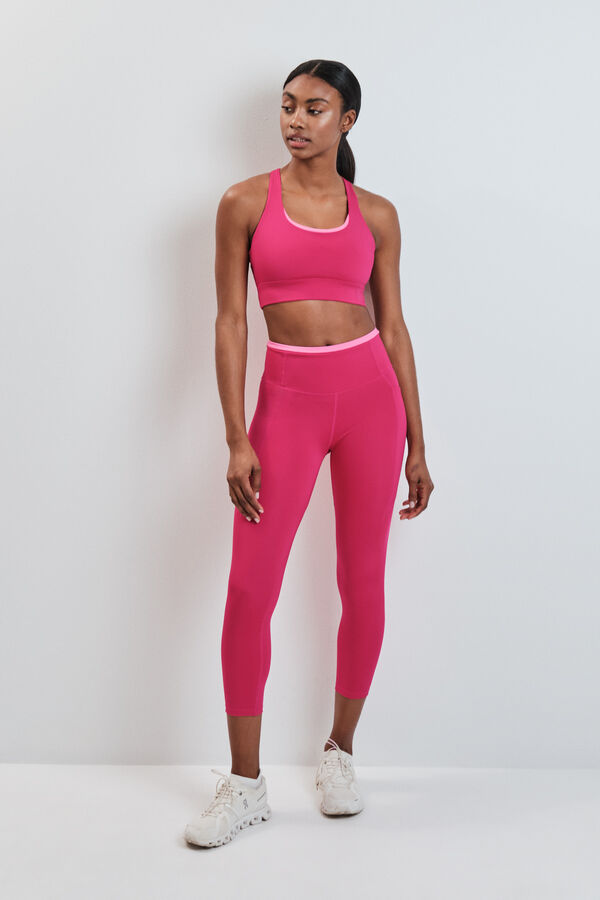 Dash and Stars Brasier deportivo 4D STRETCH rosa rosa