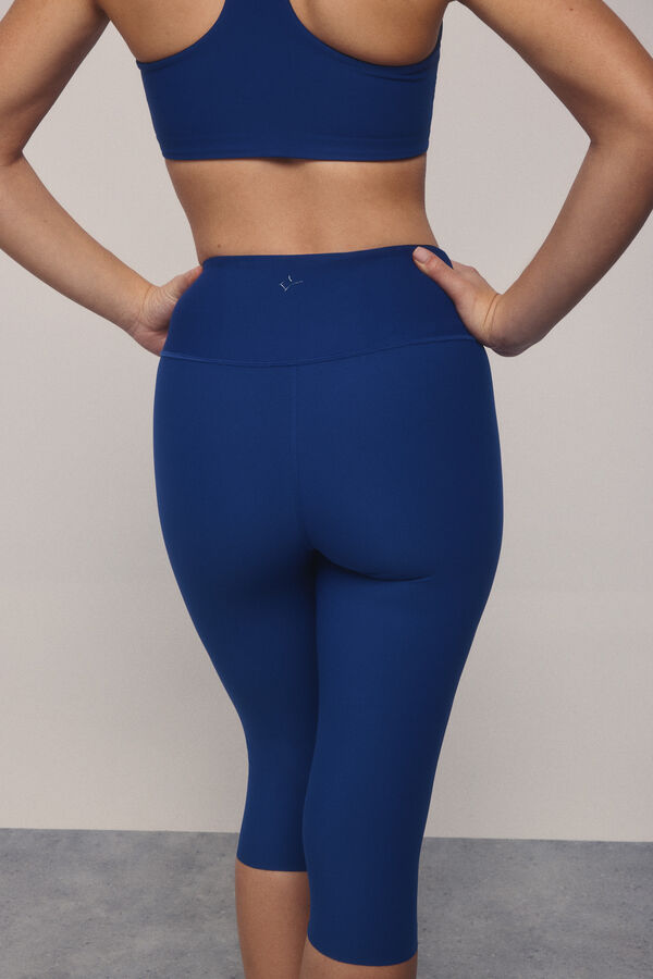 Dash and Stars Leggings 4D STRECH largo 3/4 estampado azul azul
