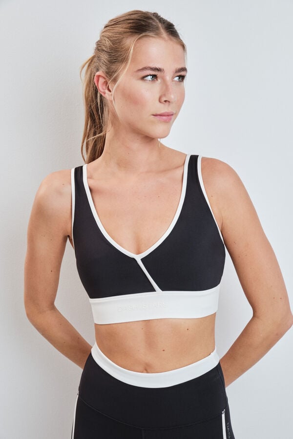 Dash and Stars Brasier deportivo 4D STRECTH negro negro