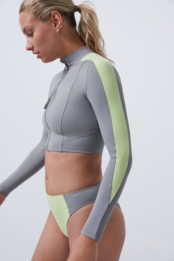 Dash and Stars Chaqueta bikini Quick Dry gris