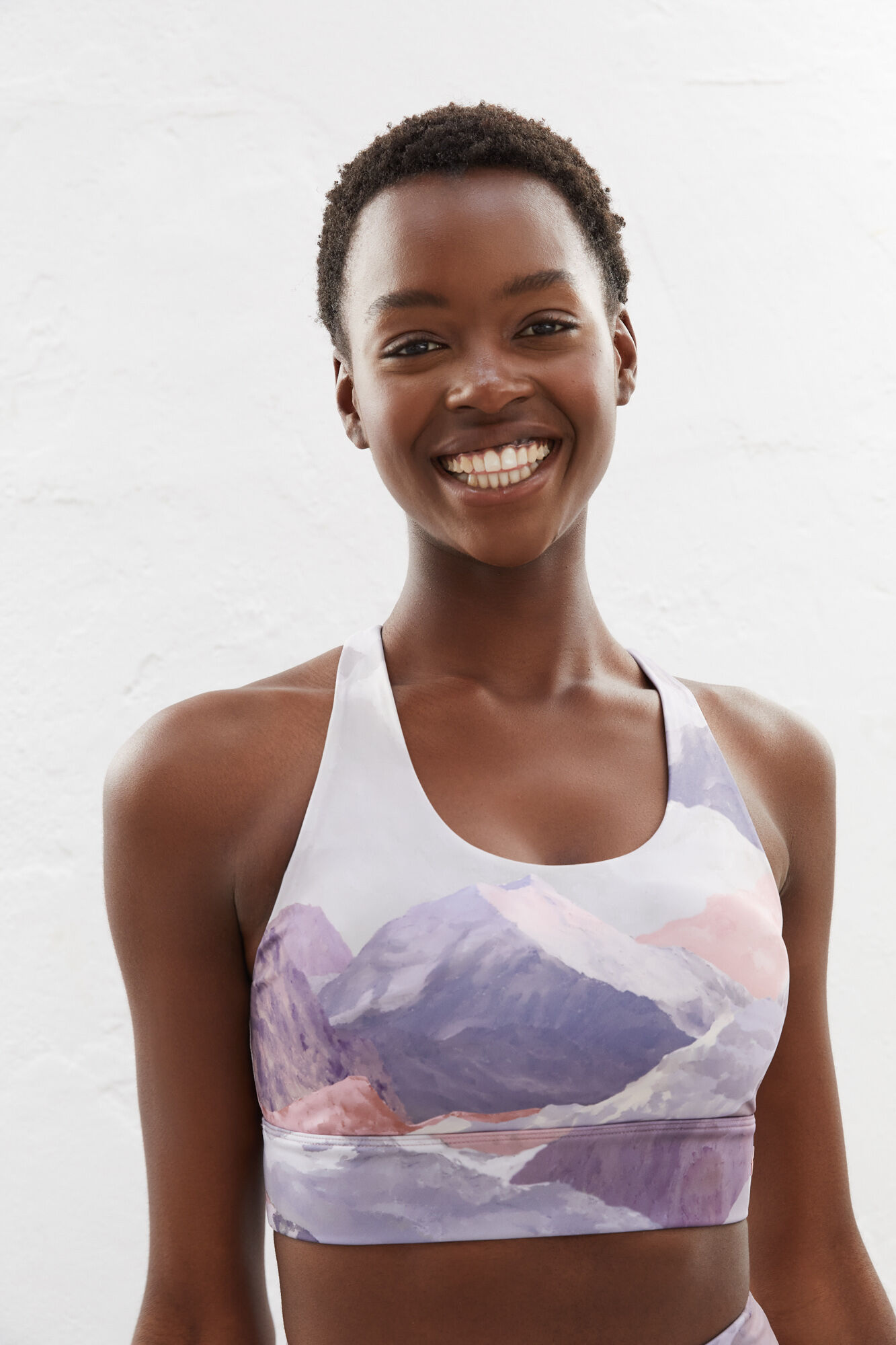 Top deportivo estampado rosa 4D Stretch TODO desde 50 y mas WomenSecret MX