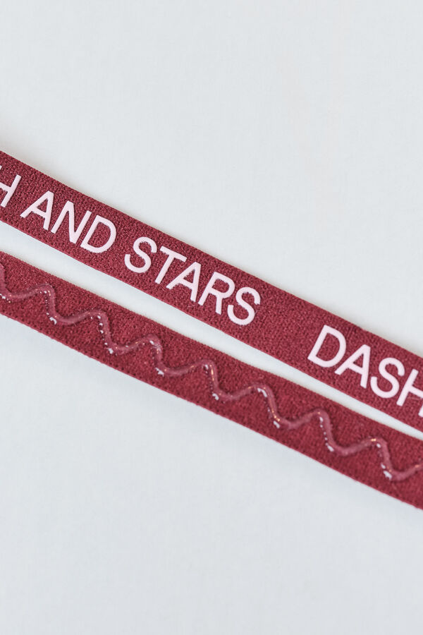 Dash and Stars Pack 3 diademas el&aacute;sticas con logo verde