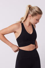 Dash and Stars Sujetador deportivo negro Soft Move negro