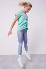 Dash and Stars Camiseta fluida modal turquesa verde