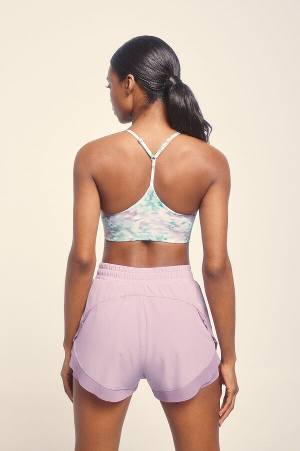 Dash and Stars Short ultra ligero malla lila morado/lila