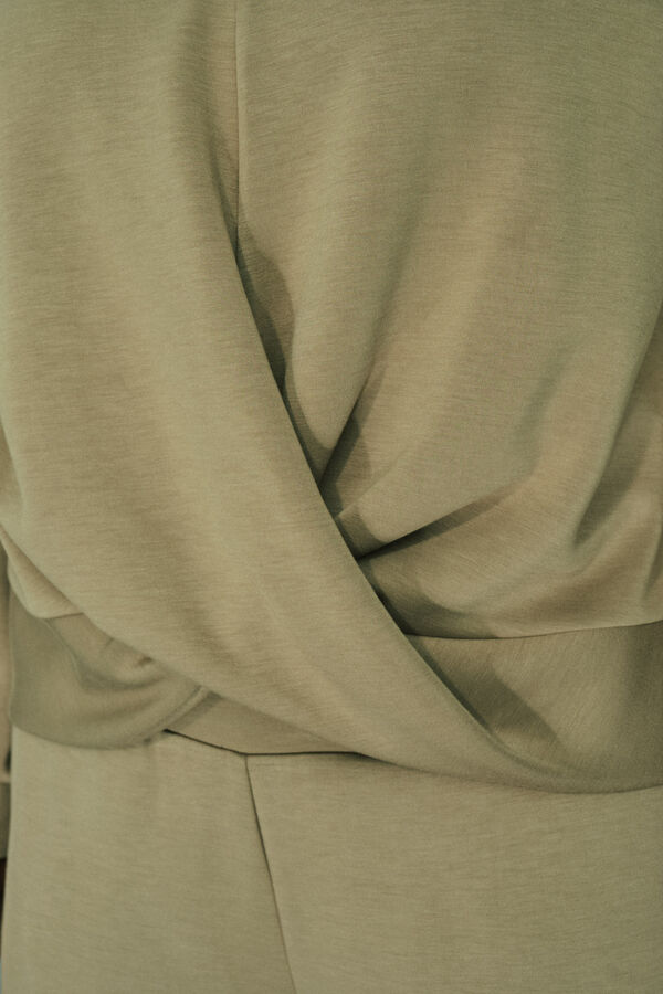 Dash and Stars Sudadera sudadera caqui beige