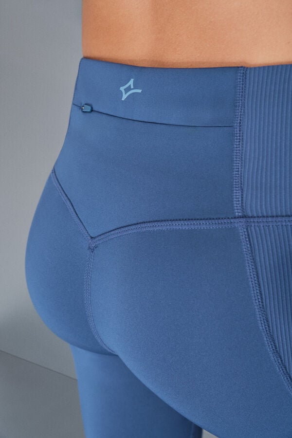 Dash and Stars Pantalón legging azules tobilleros 4D STRETCH azul