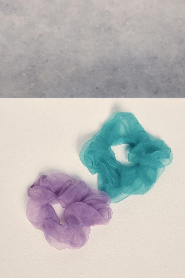 Dash and Stars Pack 2 gomas de pelo morado/lila