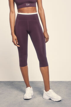 Dash and Stars Leggings 4D STRETCH pirata morado rosa