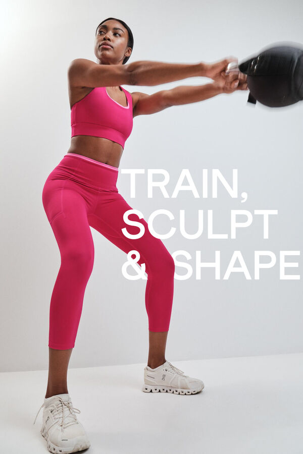 Dash and Stars Leggings cortos 4D STRETCH rosa rosa