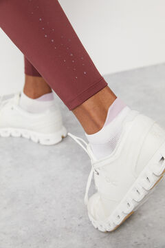 Dash and Stars Leggings granate 4D Stretch púrpura