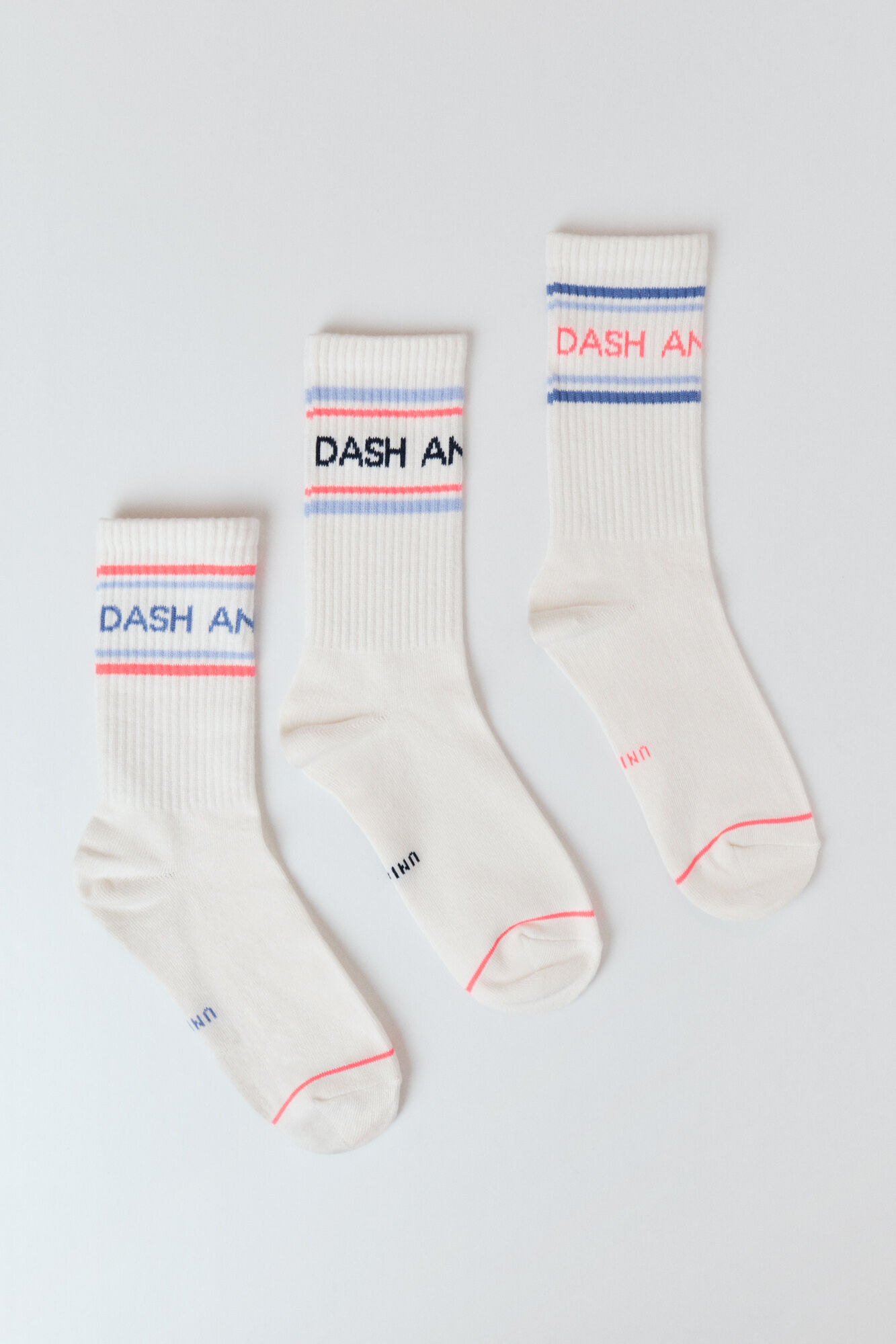 Dash and Stars Paquete de 3 calcetines t&eacute;cnicos